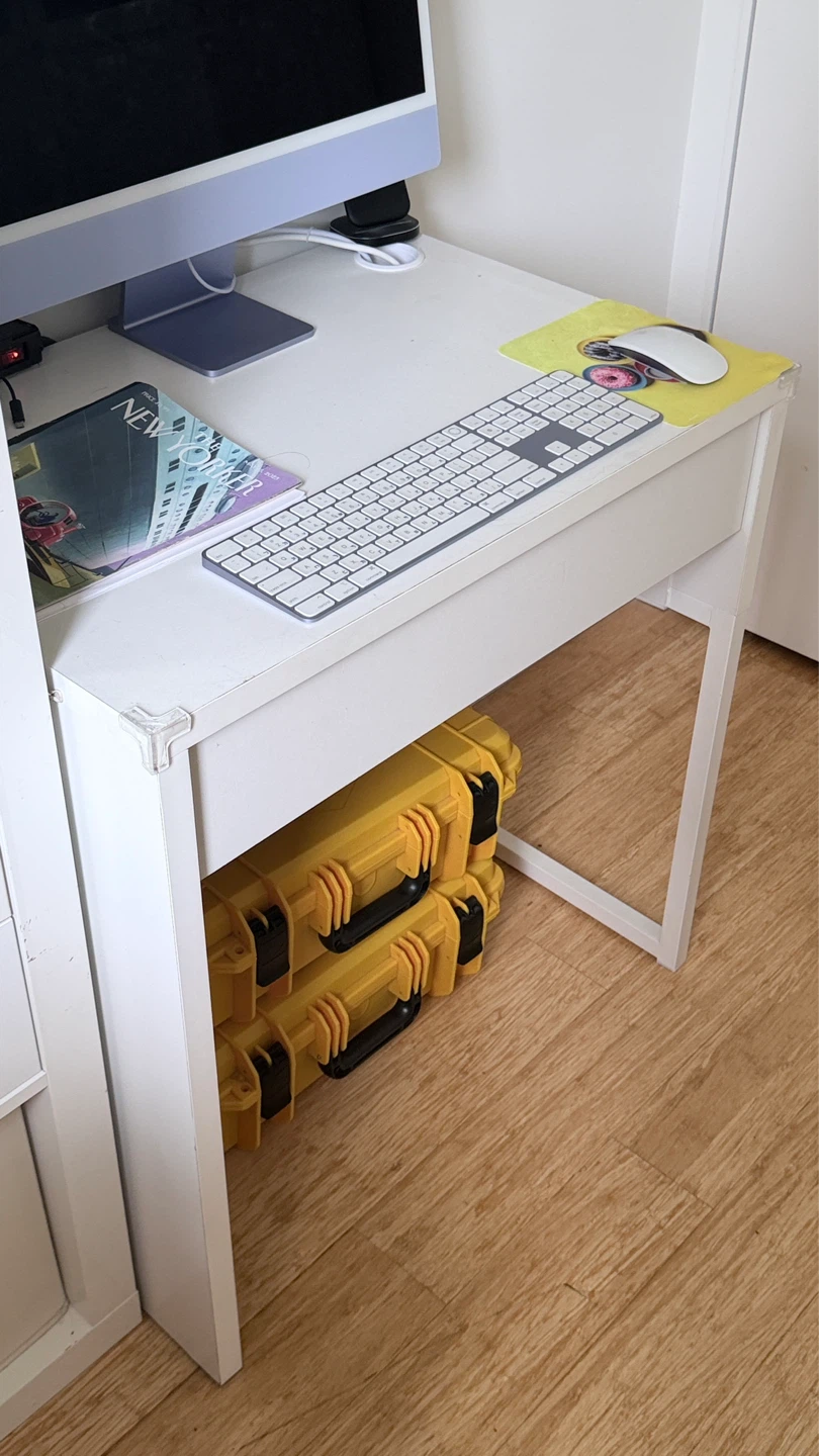 Ikea desk and chair