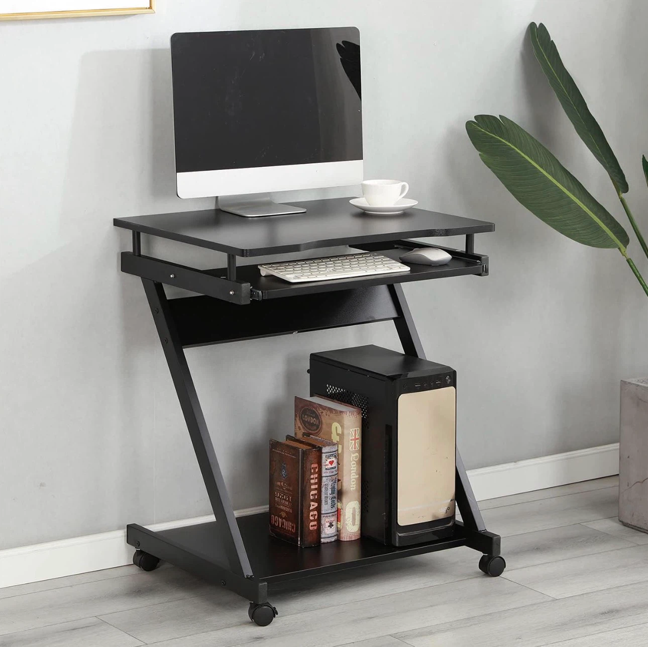 Computer desk-Small rolling work station