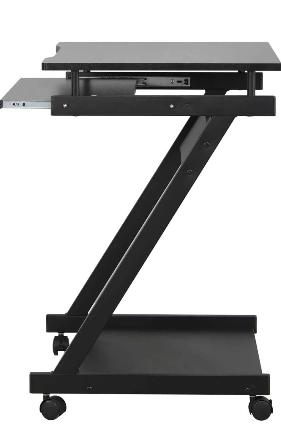 Computer desk-Small rolling work station - photo 3