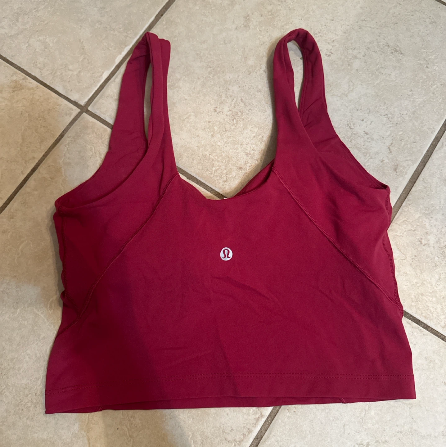Lululemon Align Tank Top Cranberry