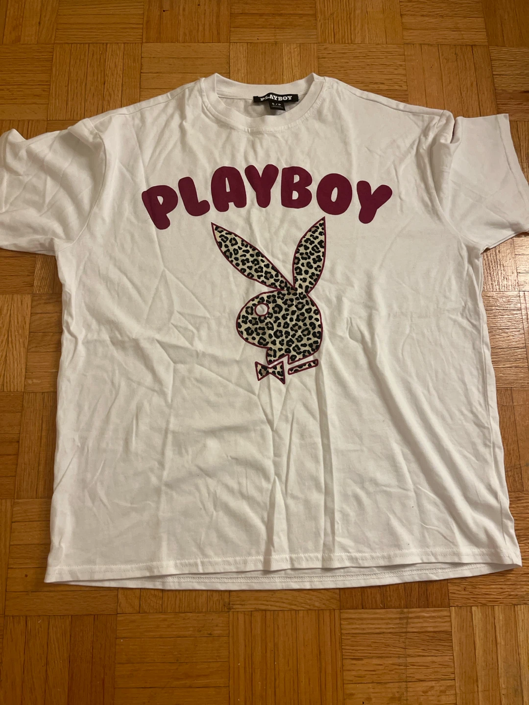 Playboy Leopard Print Graphic T-Shirt