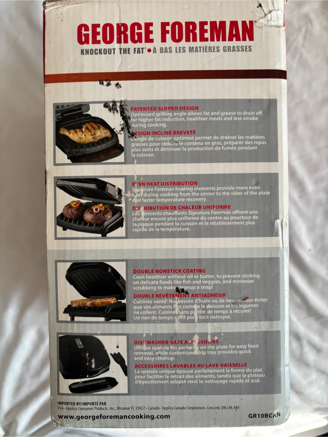 George Foreman Lean Mean Fat Reducing Grilling Machine - photo 2