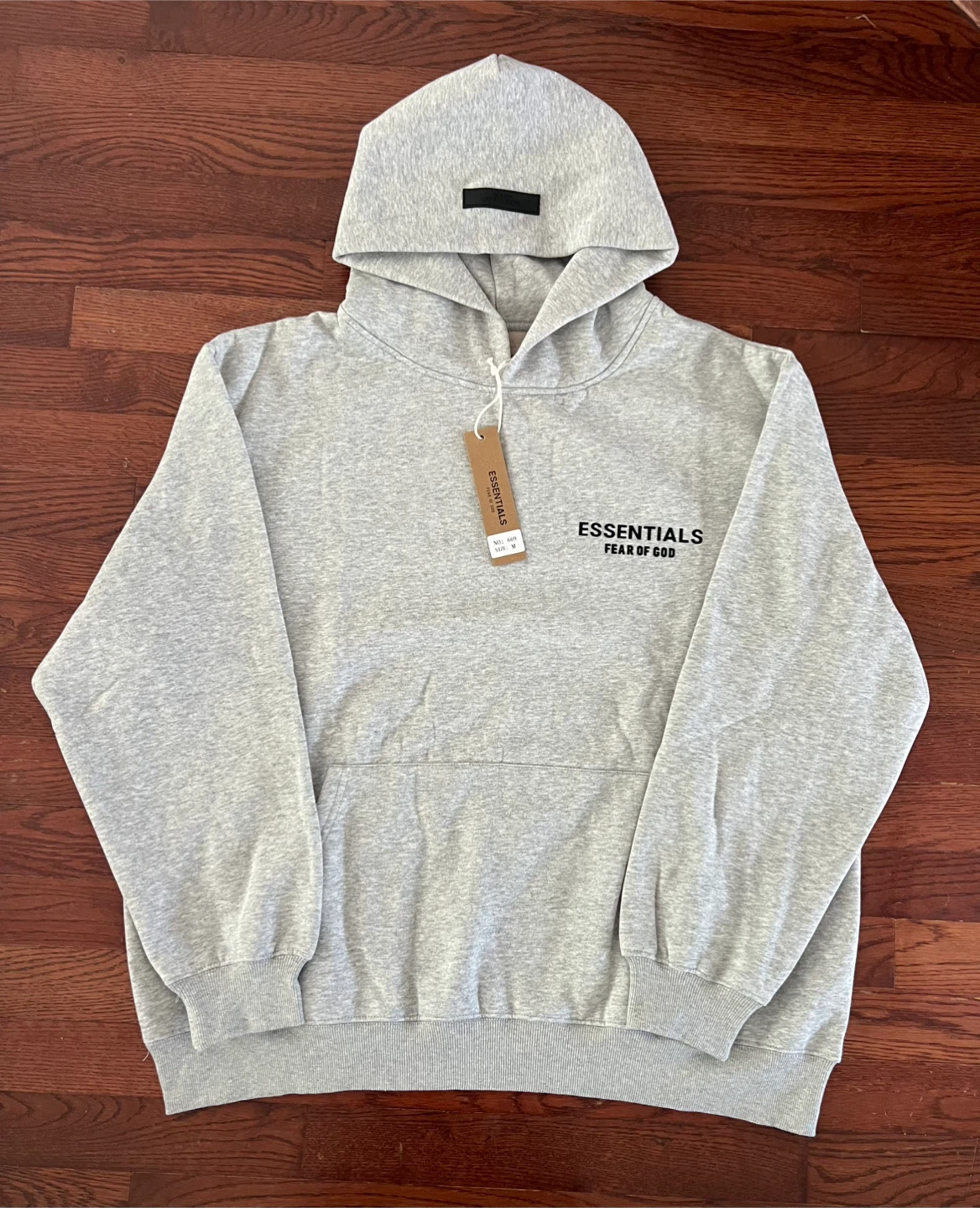 ESSENTIALS Fear of God Hoodie - Grey - Size Medium