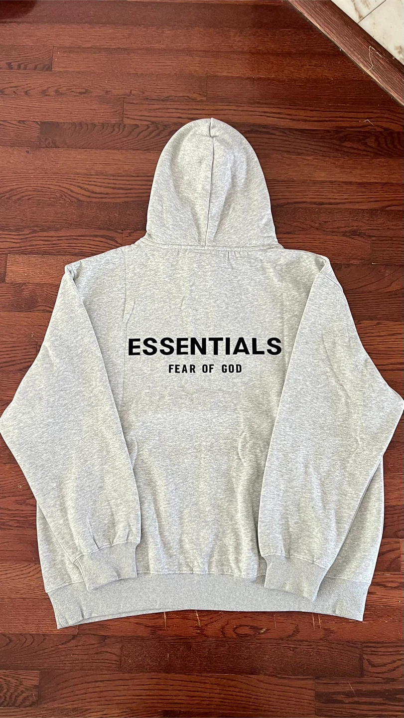 ESSENTIALS Fear of God Hoodie - Grey - Size Medium - photo 2