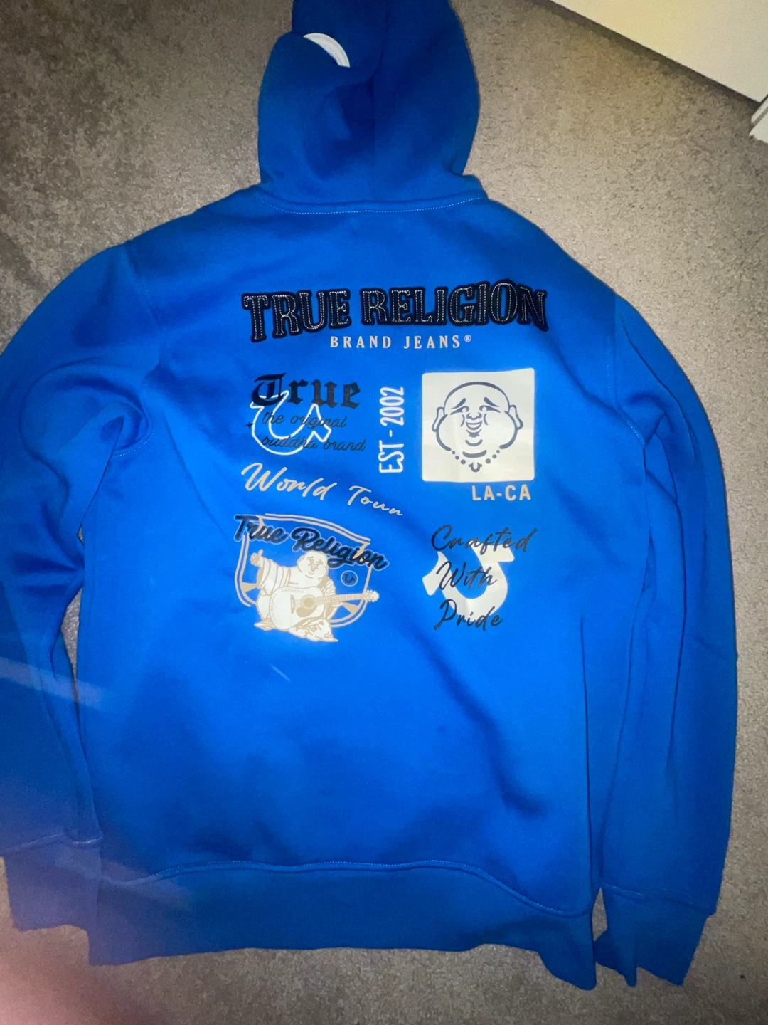 True Religion Blue Zip-Up Hoodie - photo 3