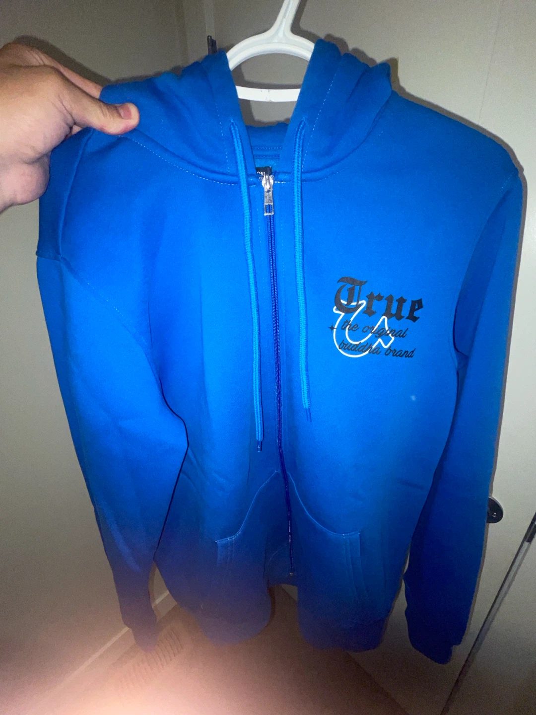 True Religion Blue Zip-Up Hoodie - photo 4
