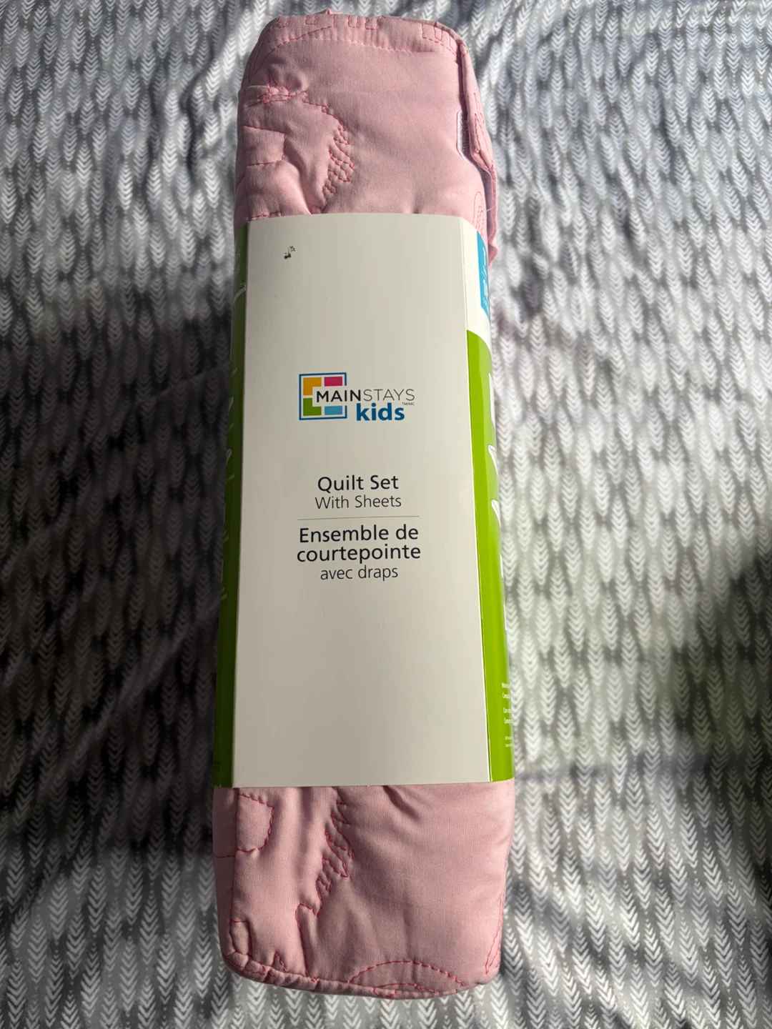 Mainstays Kids Twin Quilt Set with Sheets - Pink Unicorn - photo 2