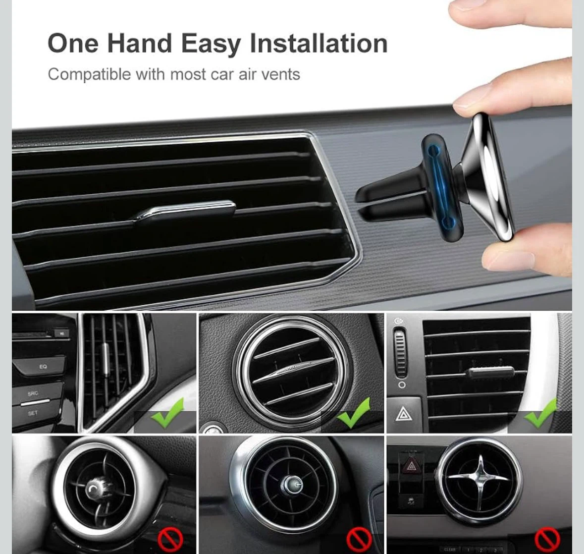 FLOVEME Magnetic Car Phone Mount - photo 2
