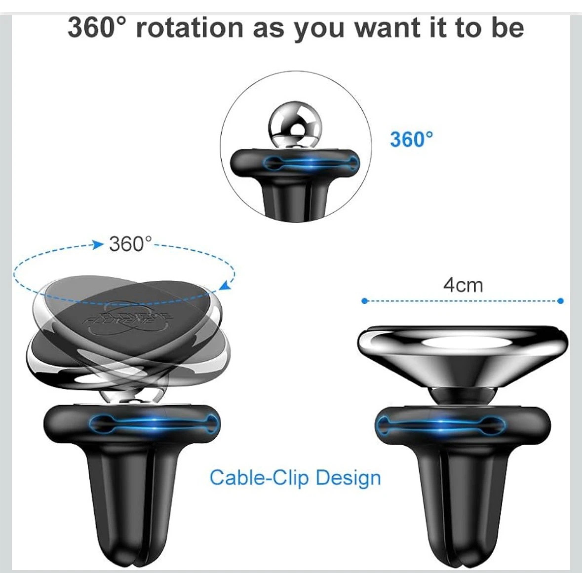FLOVEME Magnetic Car Phone Mount - photo 4