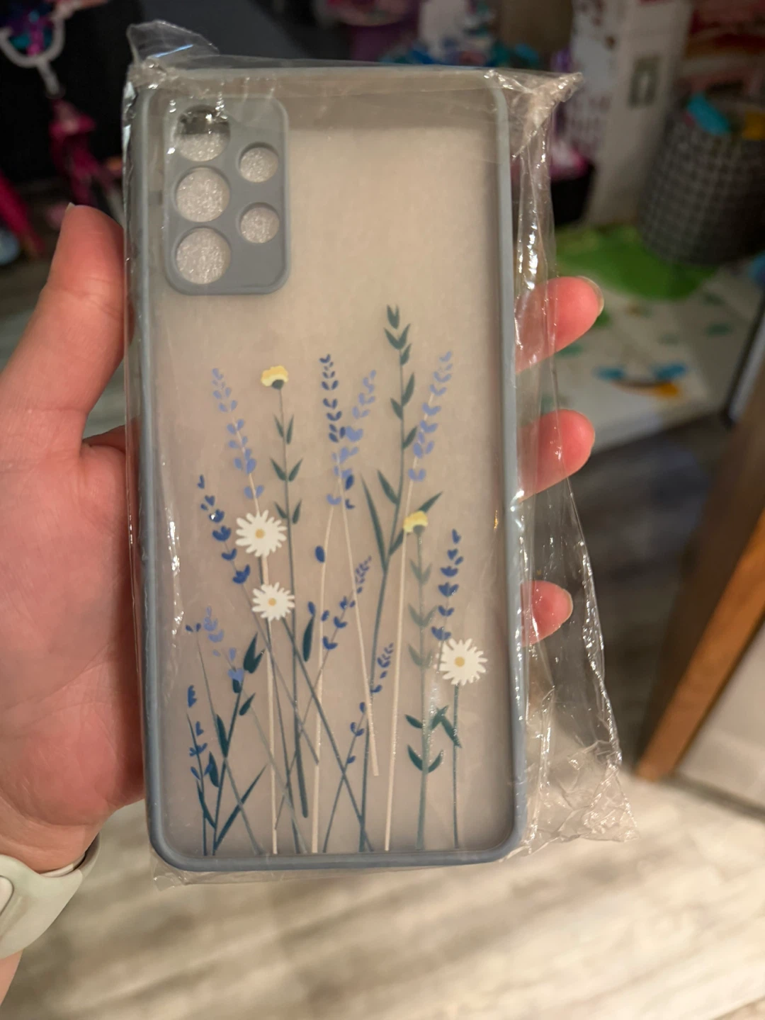 Phone Case for Samsung Galaxy A32- Purple Floral - photo 3