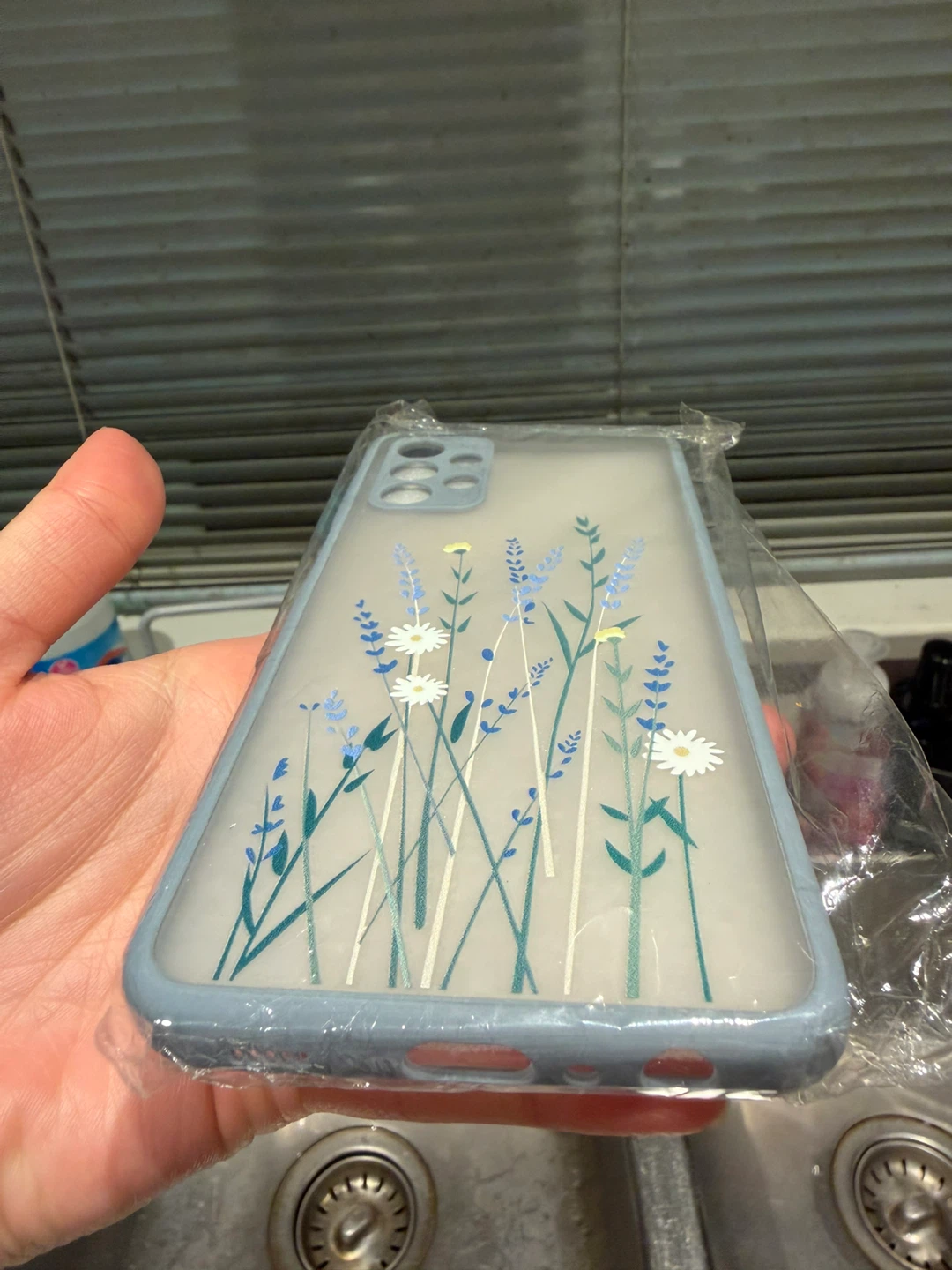 Phone Case for Samsung Galaxy A32- Purple Floral - photo 4