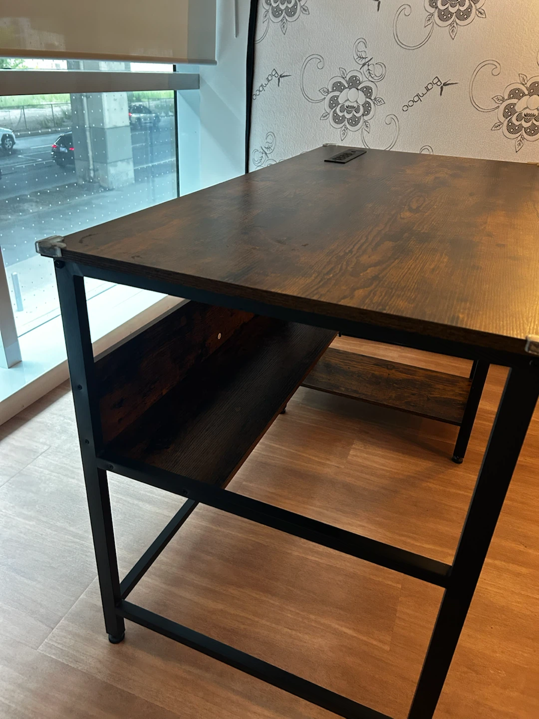 Computer Desk with Built-in Power Strip - photo 3