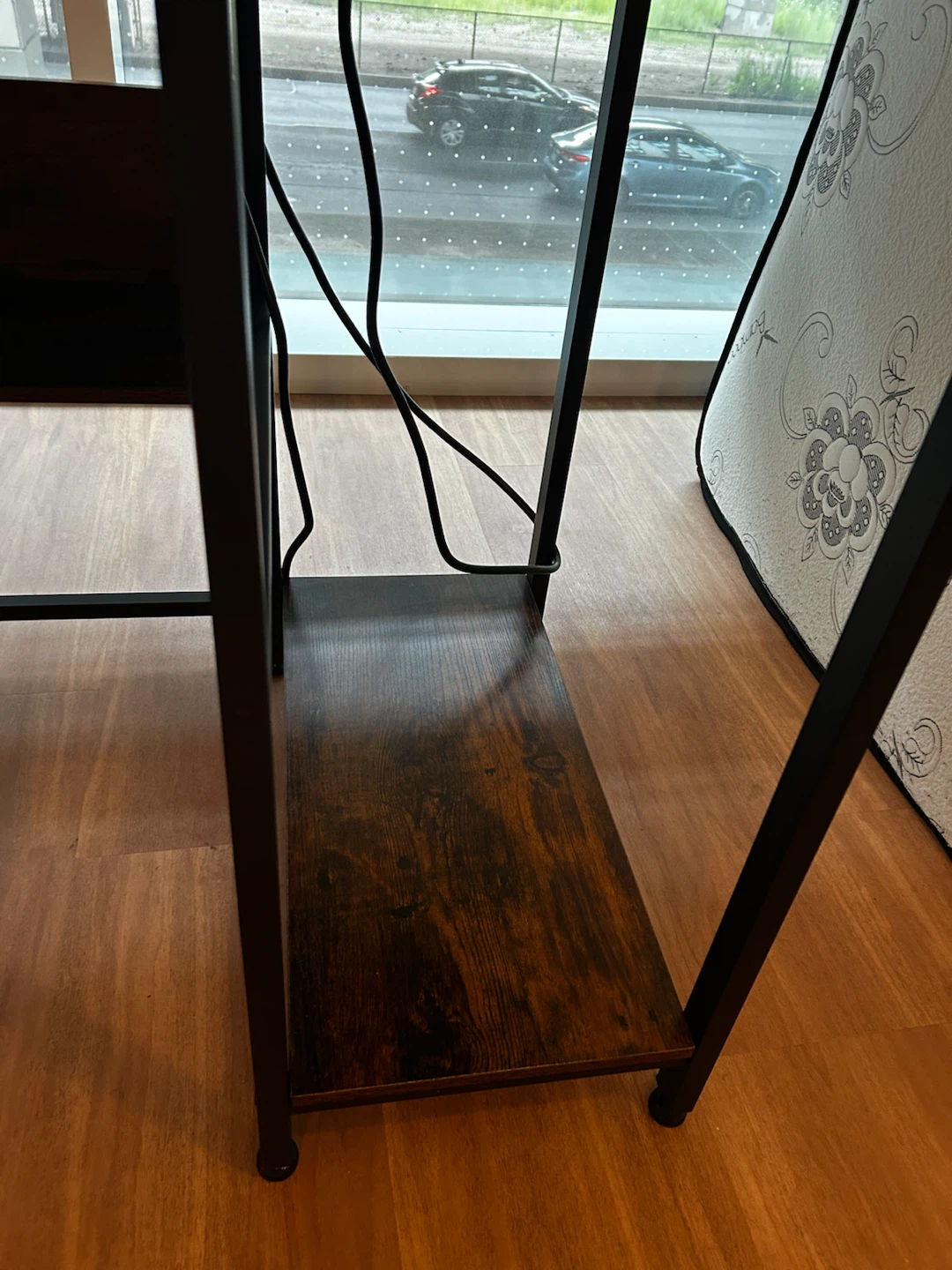 Computer Desk with Built-in Power Strip - photo 4