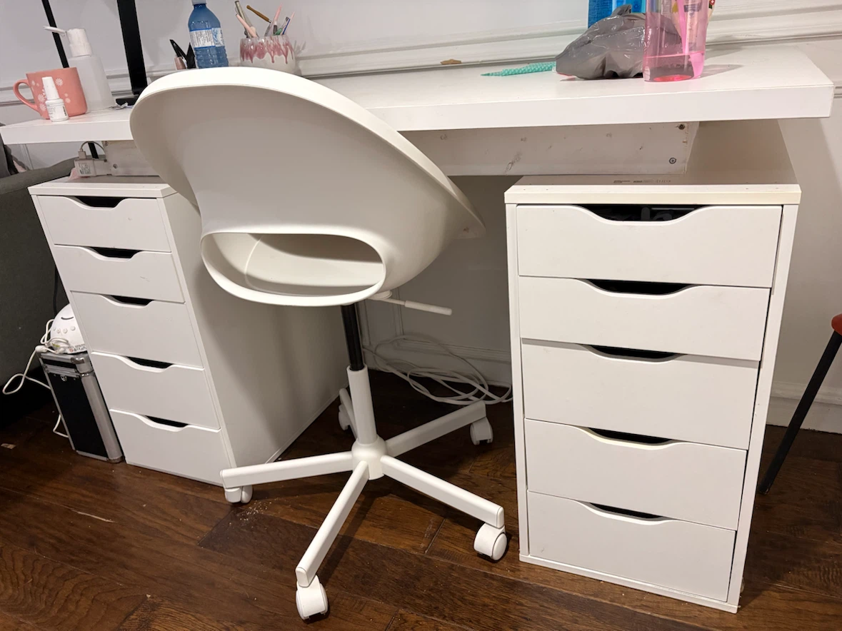 White Alex Drawer Unit