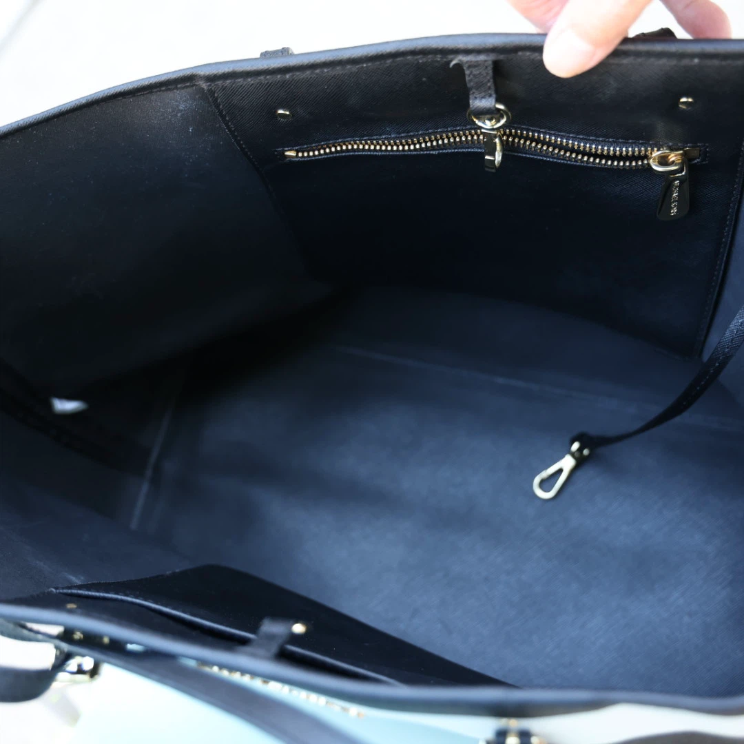 Michael Kors Tote Bag - Black and White Stripes - photo 5