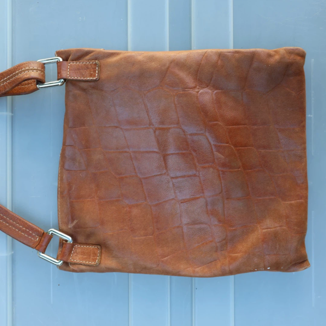 Arcadia Brown Leather Crossbody Bag - photo 2