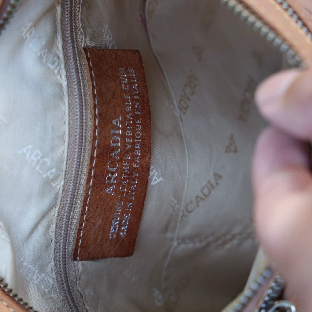 Arcadia Brown Leather Crossbody Bag - photo 4