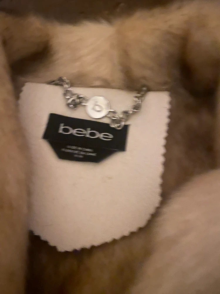 Bebe White Faux Fur Trim Vest - photo 3