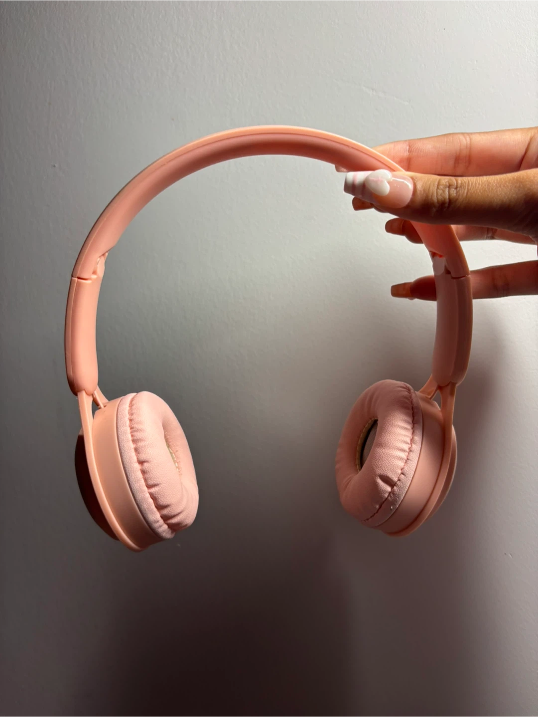 Cute Pink On-Ear Headphones