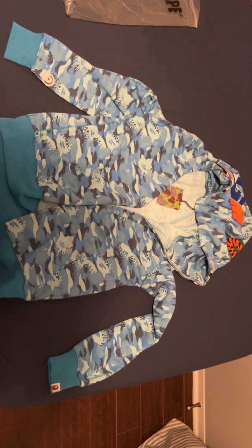 A Bathing Ape Camo Full Zip Hoodie