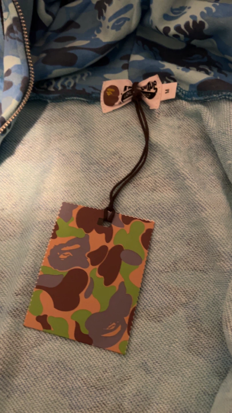A Bathing Ape Camo Full Zip Hoodie - photo 2