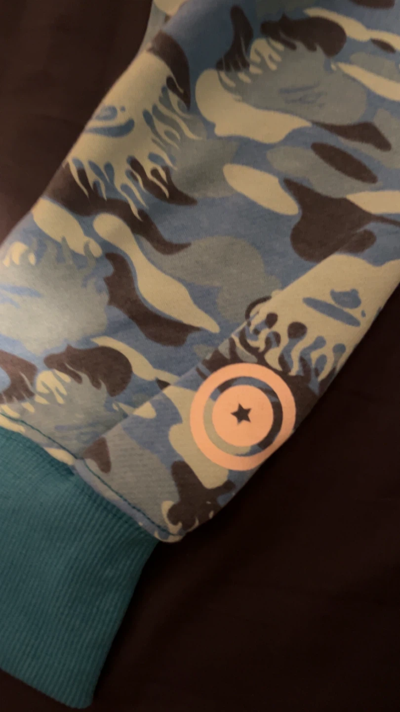A Bathing Ape Camo Full Zip Hoodie - photo 4