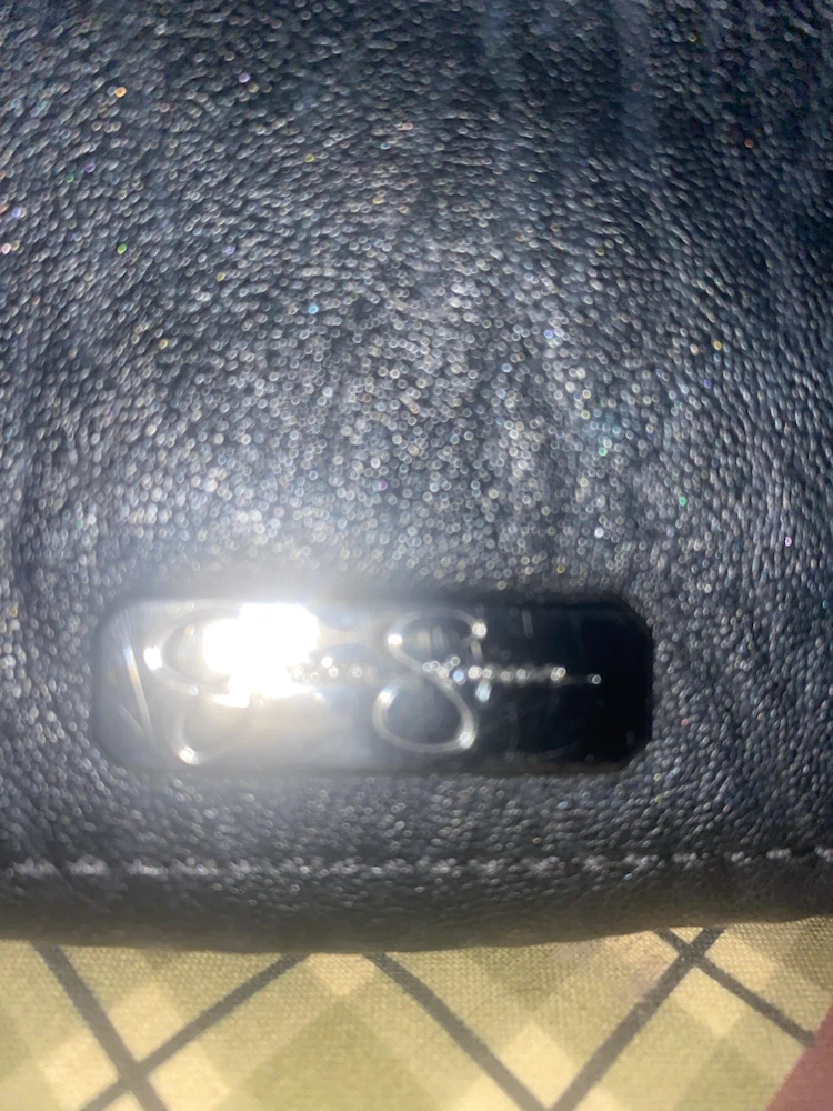 Jessica Simpson Black Shoulder Bag with Feather Charm - photo 2