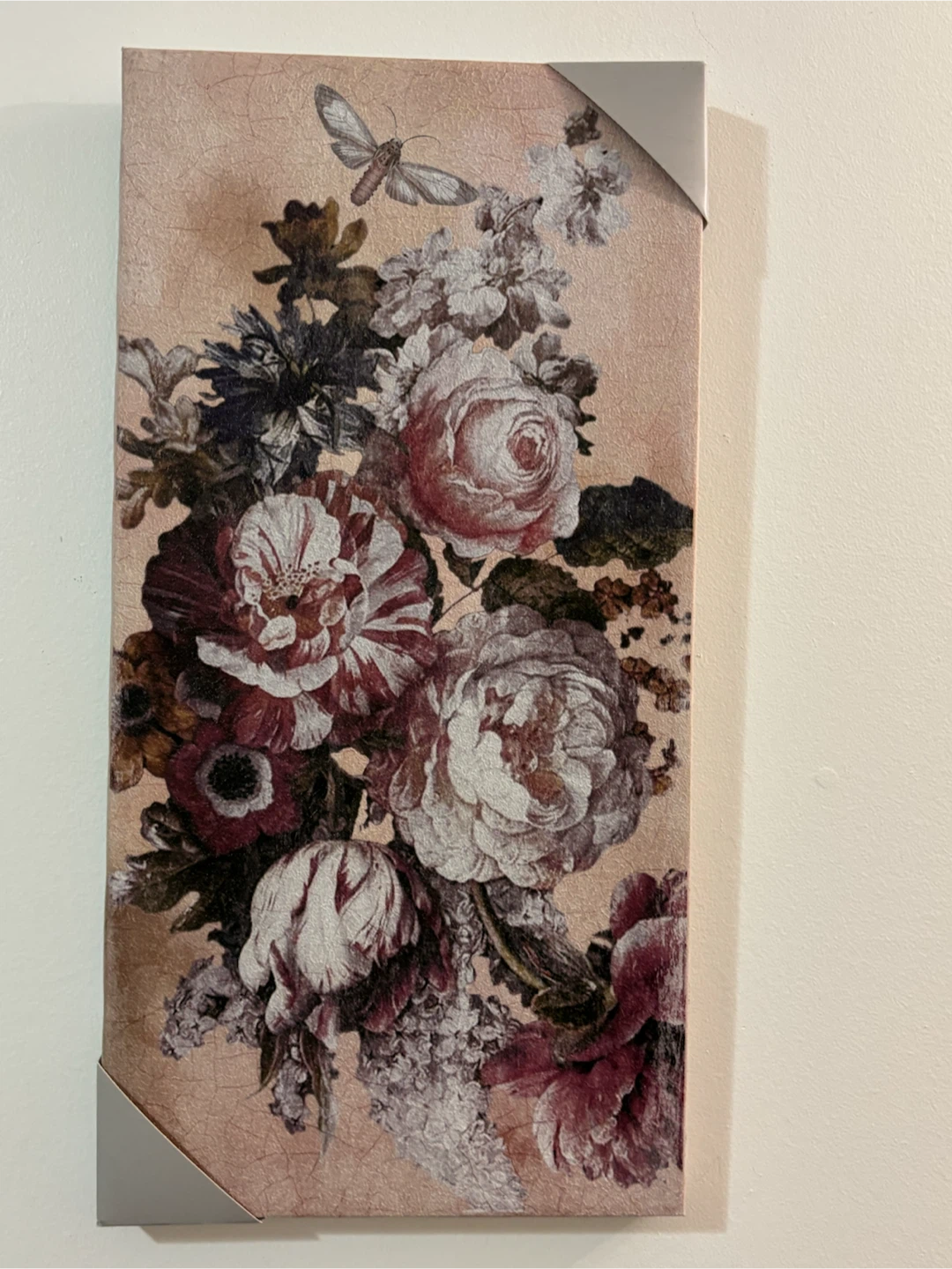 Floral Butterfly Canvas Wall Art