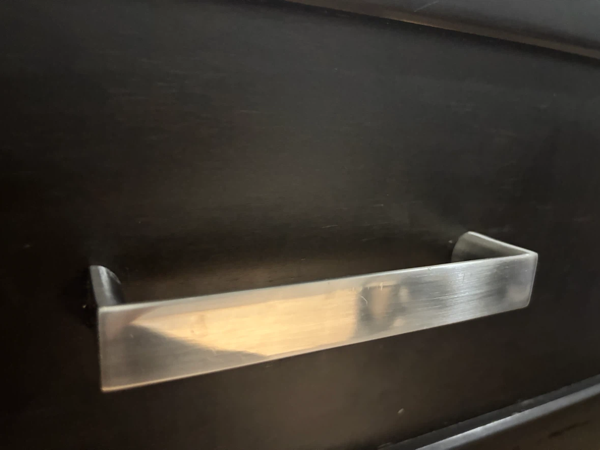 Brushed Nickel Drawer Pull Handle