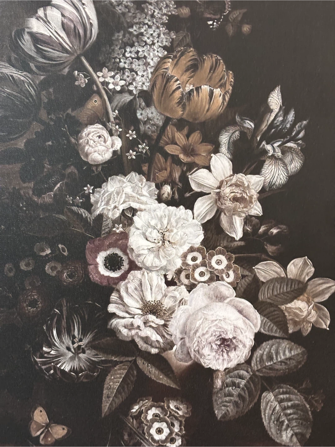 Floral Still Life Canvas Wall Art - photo 2