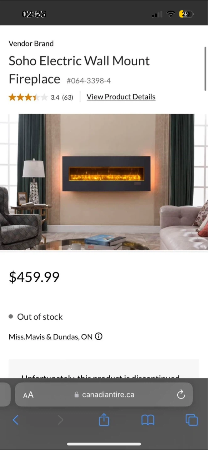 Soho Komodo Electric Fireplace