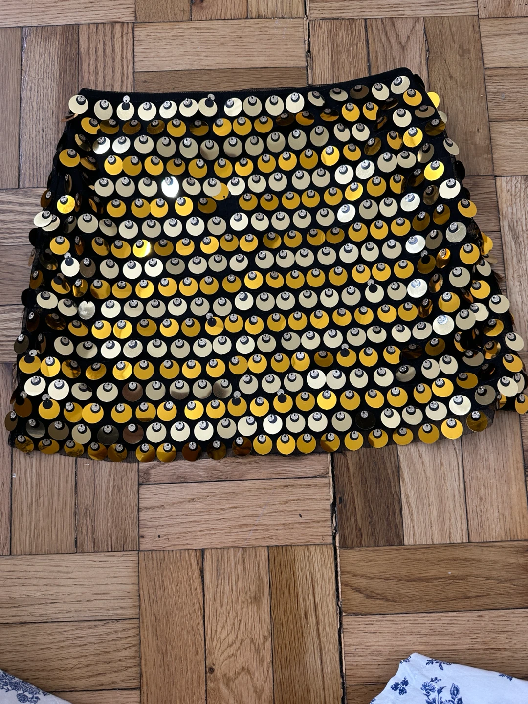 Sequined Mini Skirt