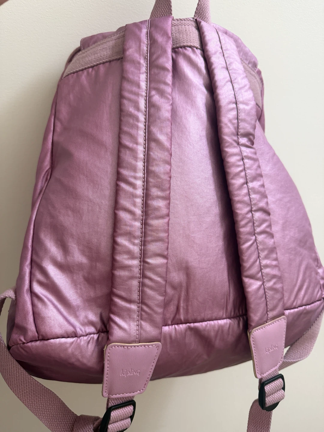 Kipling Pink Metallic Backpack - photo 2