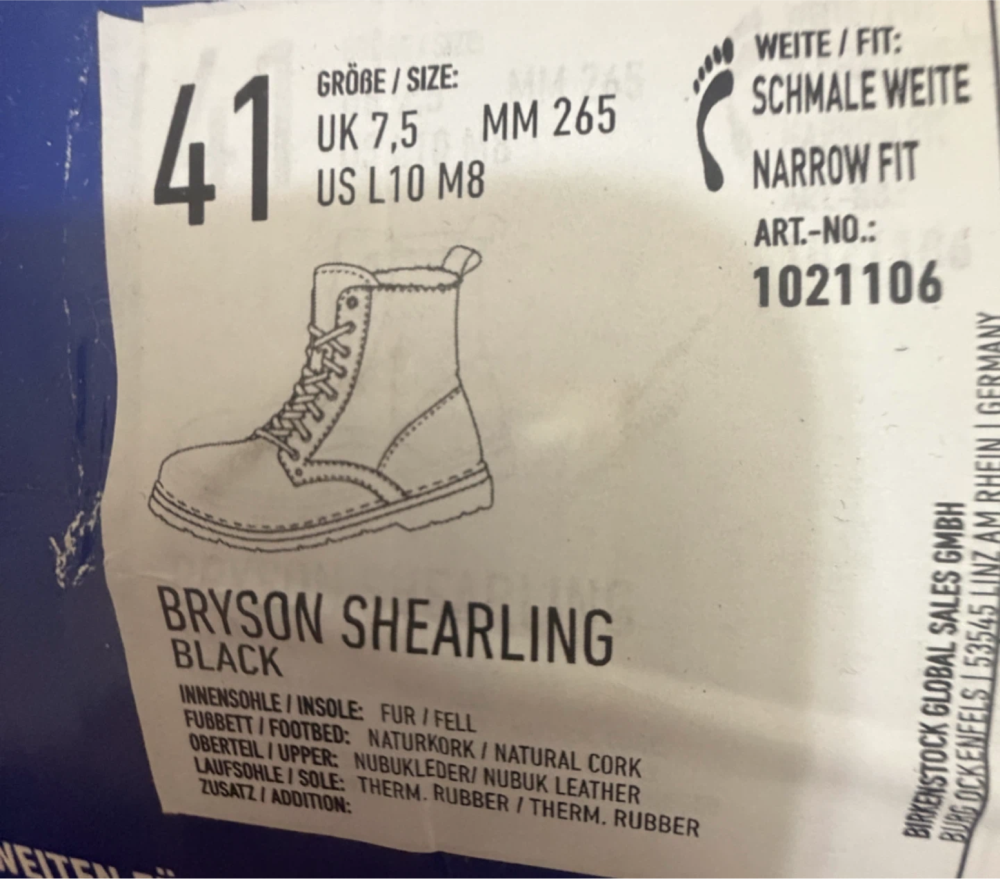 Birkenstock Bryson Shearling Boots - Black - Size 10 US - photo 3
