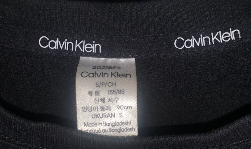 Calvin Klein Black Long Sleeve Lounge Shirt Size S - photo 2