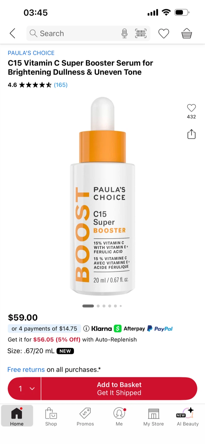 Paula's Choice C15 Super Booster Serum