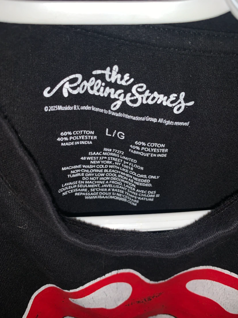 The Rolling Stones '89 T-Shirt Size L - photo 3