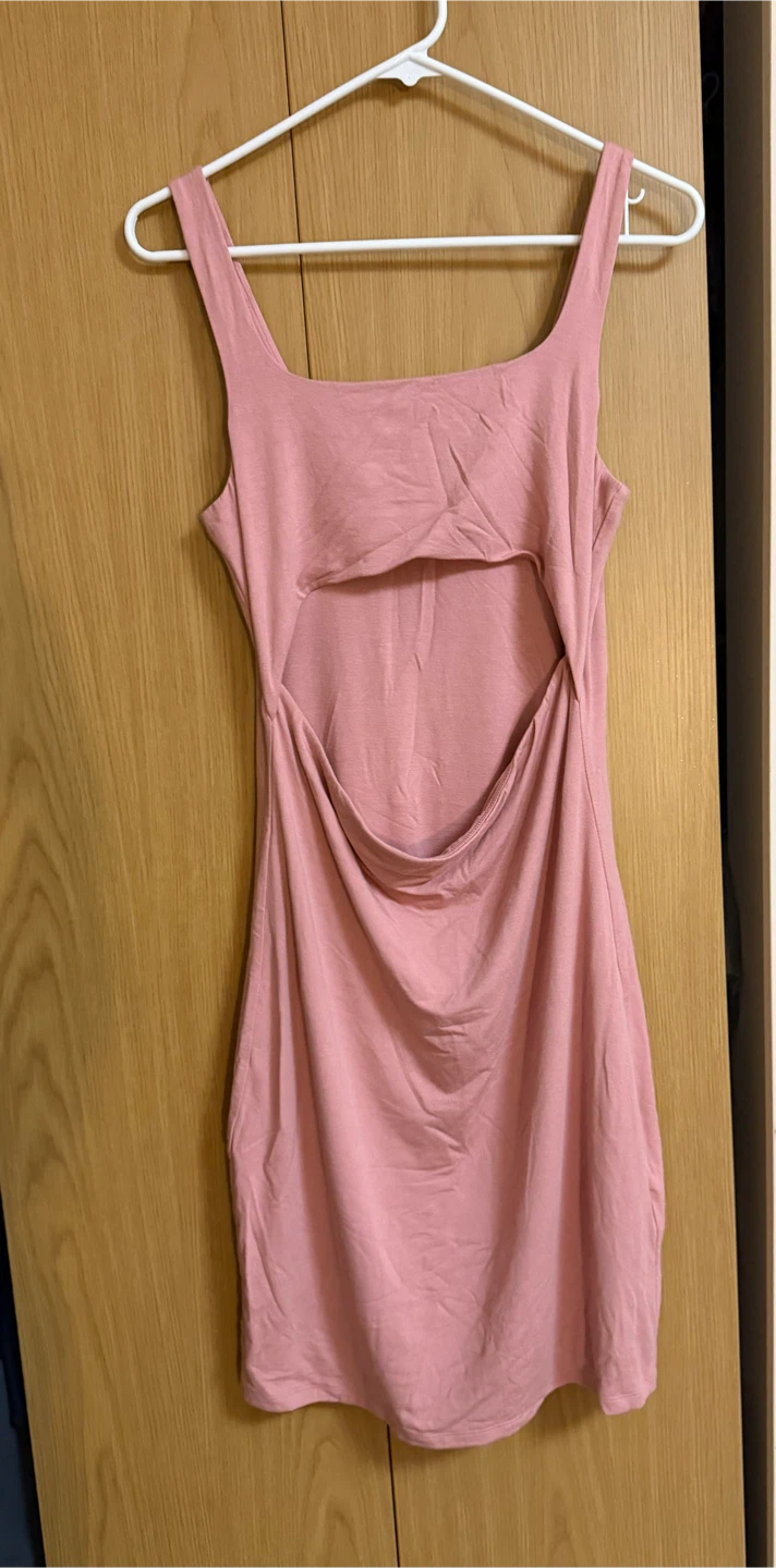 new Wilfred Free Pink Cutout Mini Dress - photo 2