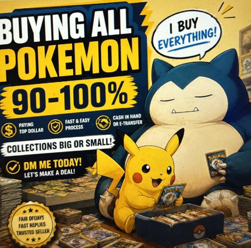 Buying POKEMON 90-100% market