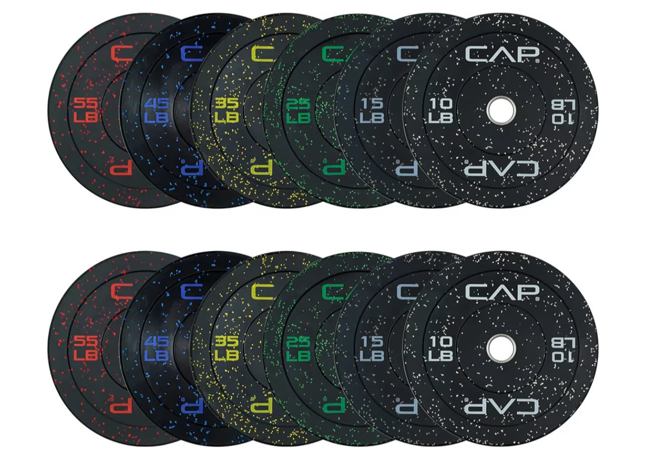 CAP Olympic Barbell Weight Plates Set