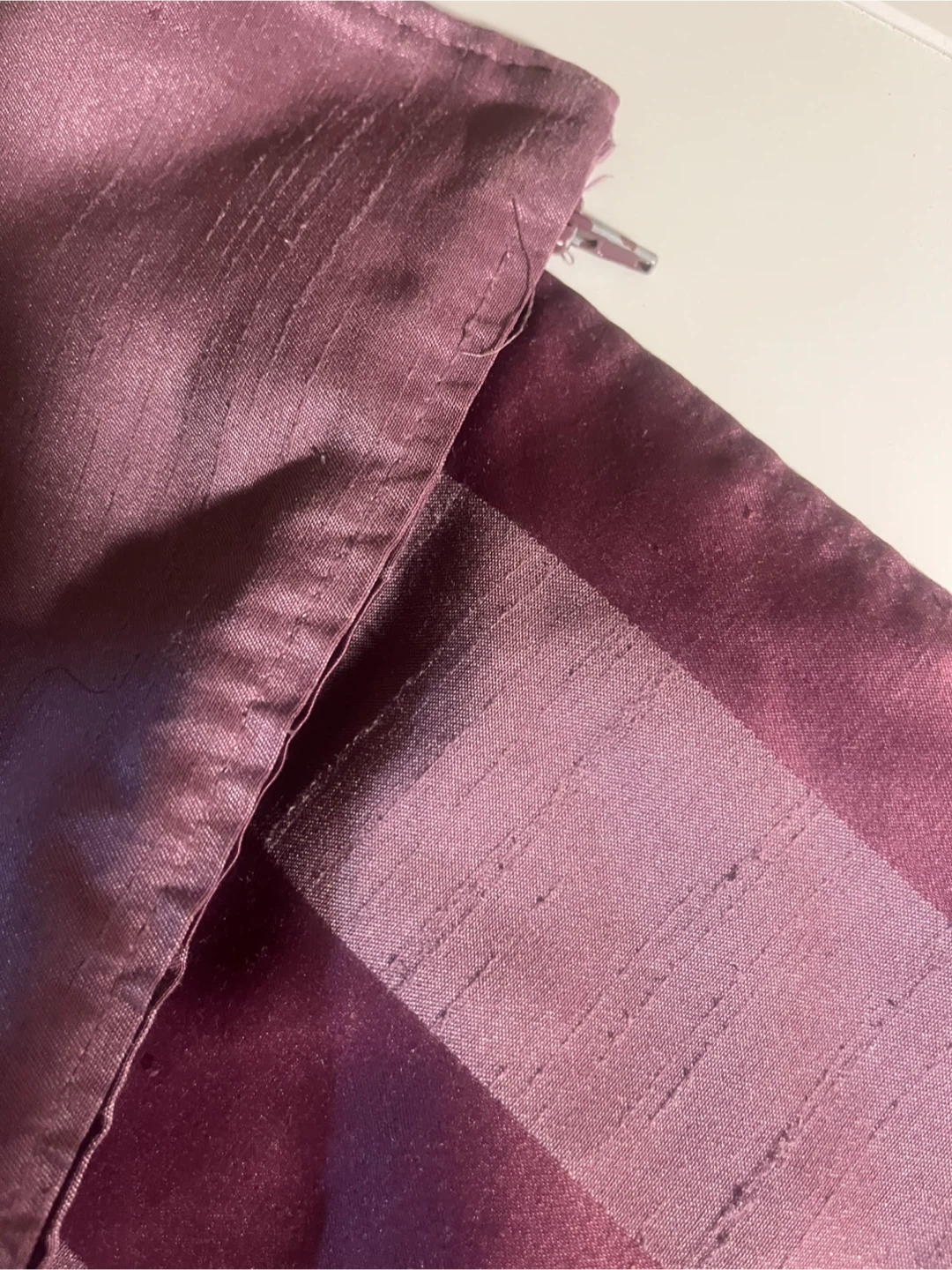 Purple Striped Pillow Cover - photo 2
