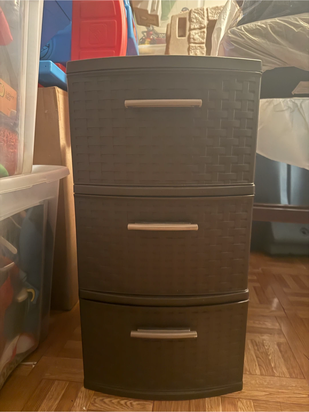 Dark Brown Plastic Drawer Unit - photo 4