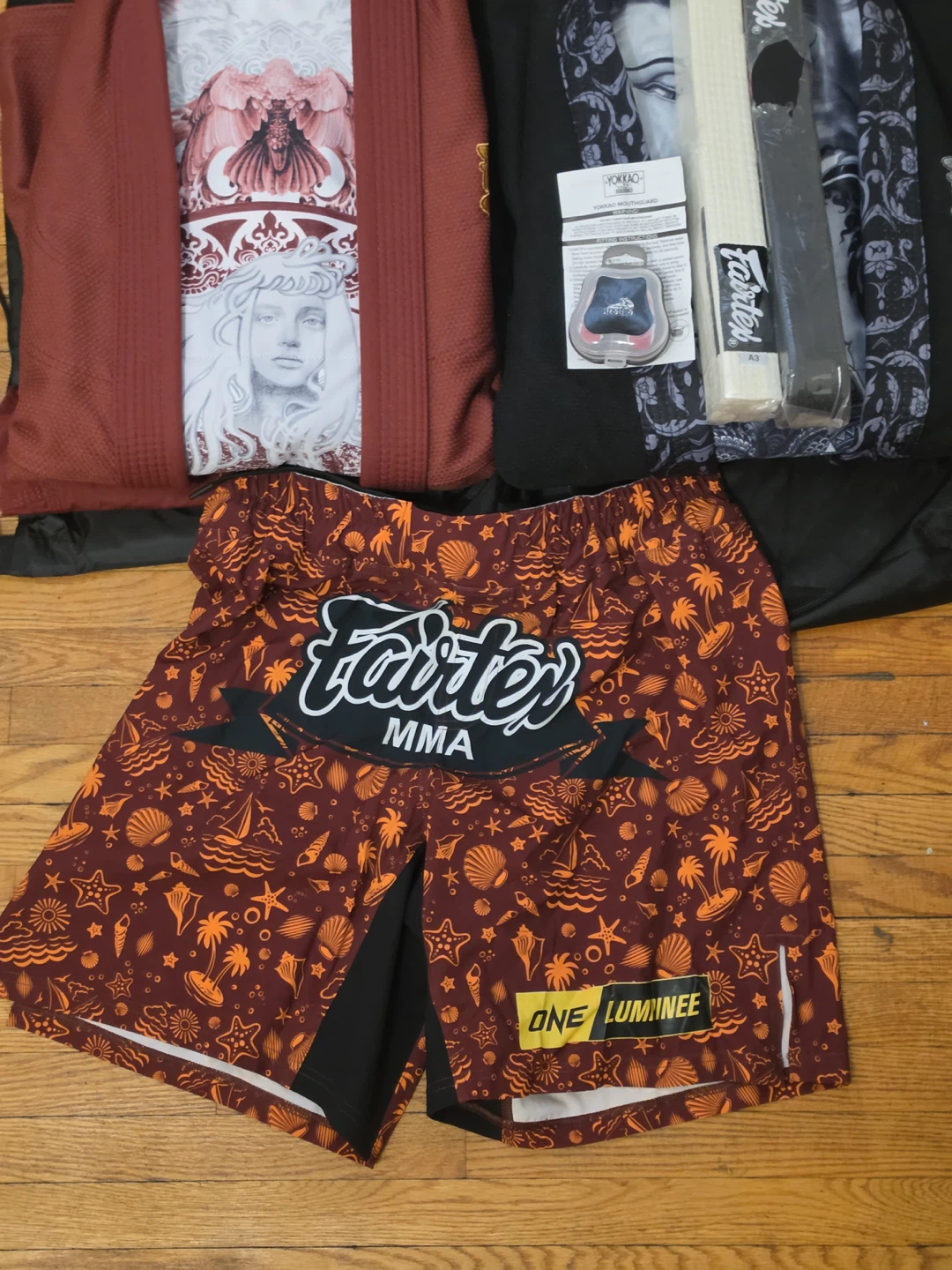 YOKKAO Muay Thai Fighter Shorts + Training Gear Bundle