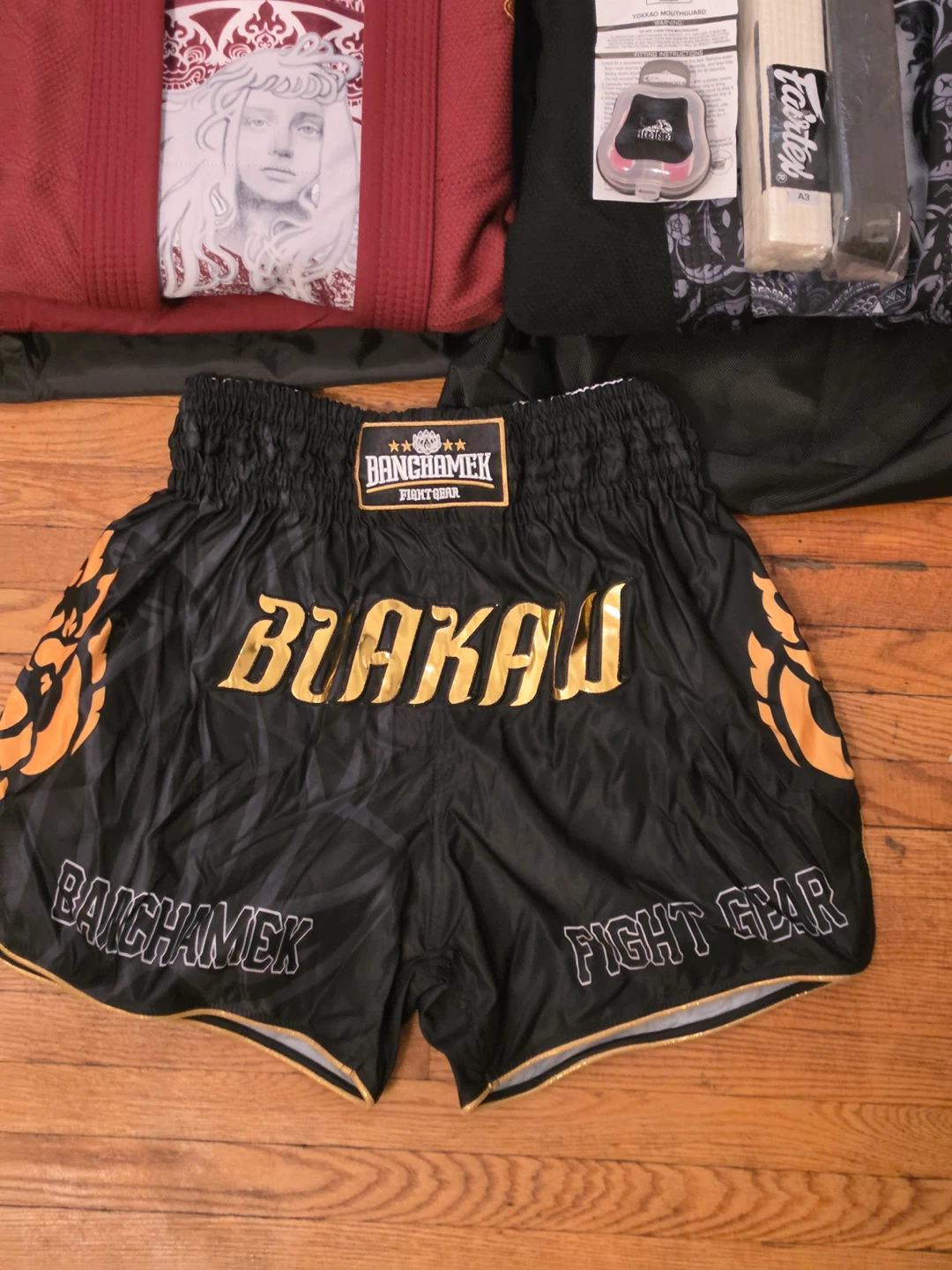 YOKKAO Muay Thai Fighter Shorts + Training Gear Bundle - photo 3