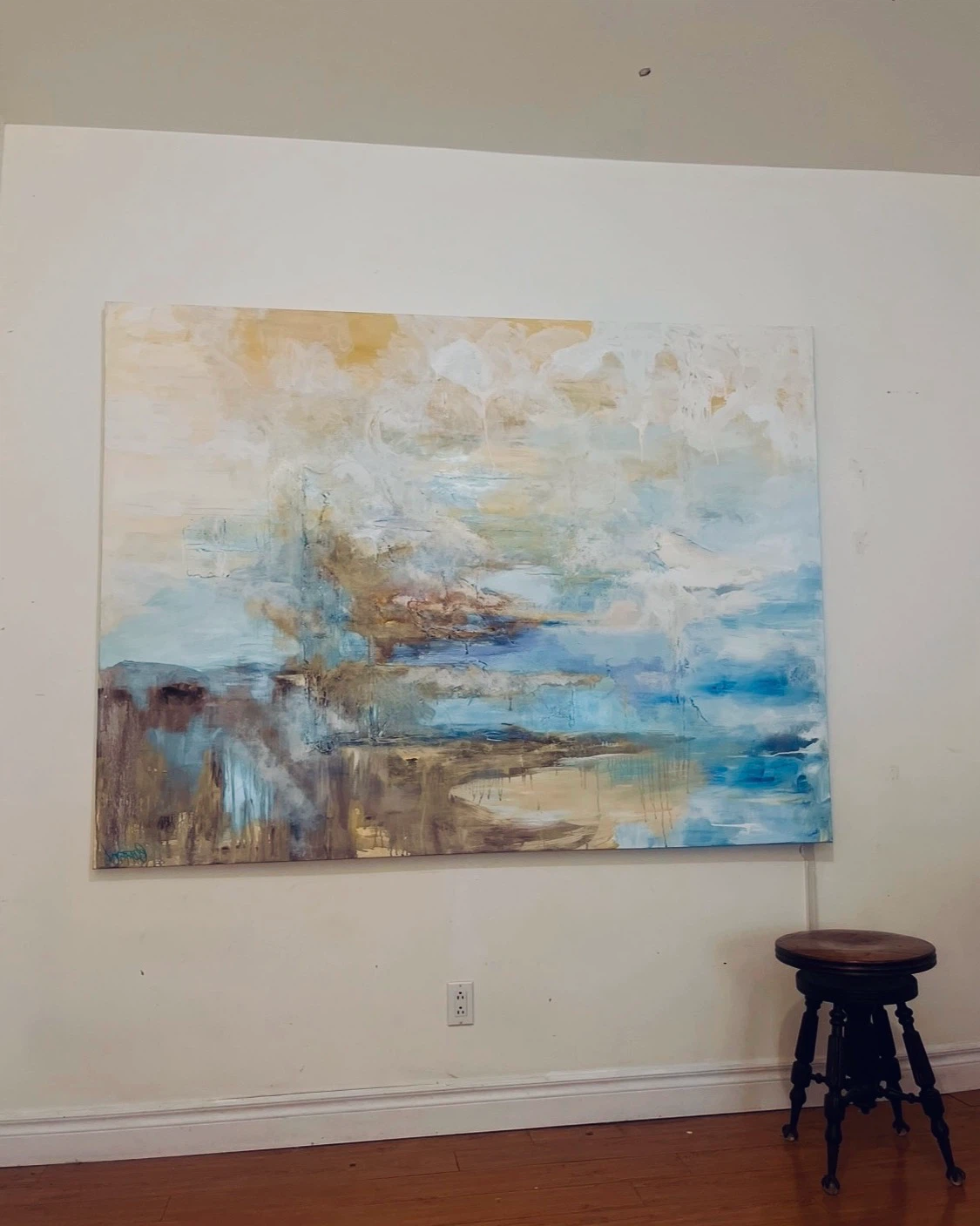 Abstract Landscape Painting 4ft x 6ft