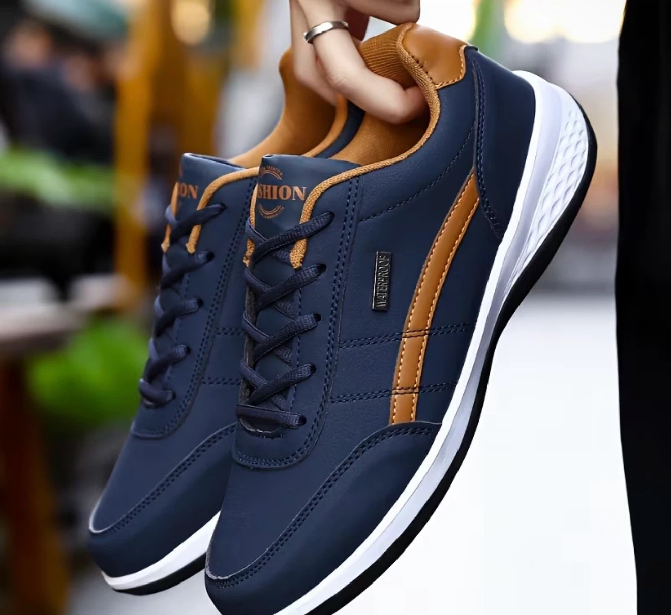 Men's Waterproof Fashion Sneakers