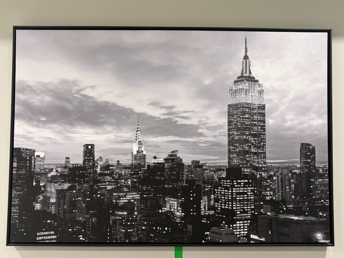 Framed Canvas Print - New York City Skyline