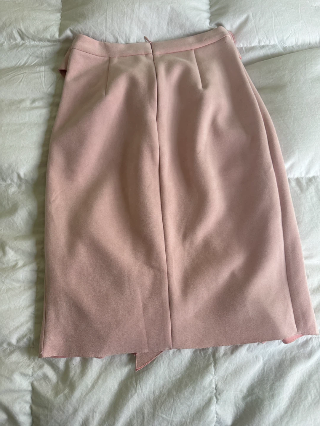 Pink Tie Waist Midi Skirt - photo 2