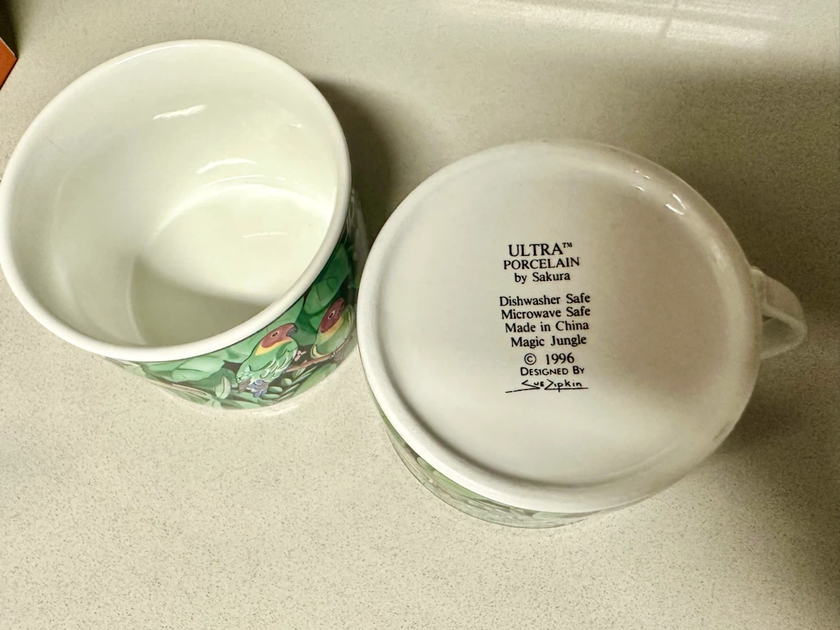 Sakura Ultra Porcelain Magic Jungle Mugs (Set of 2) - photo 3