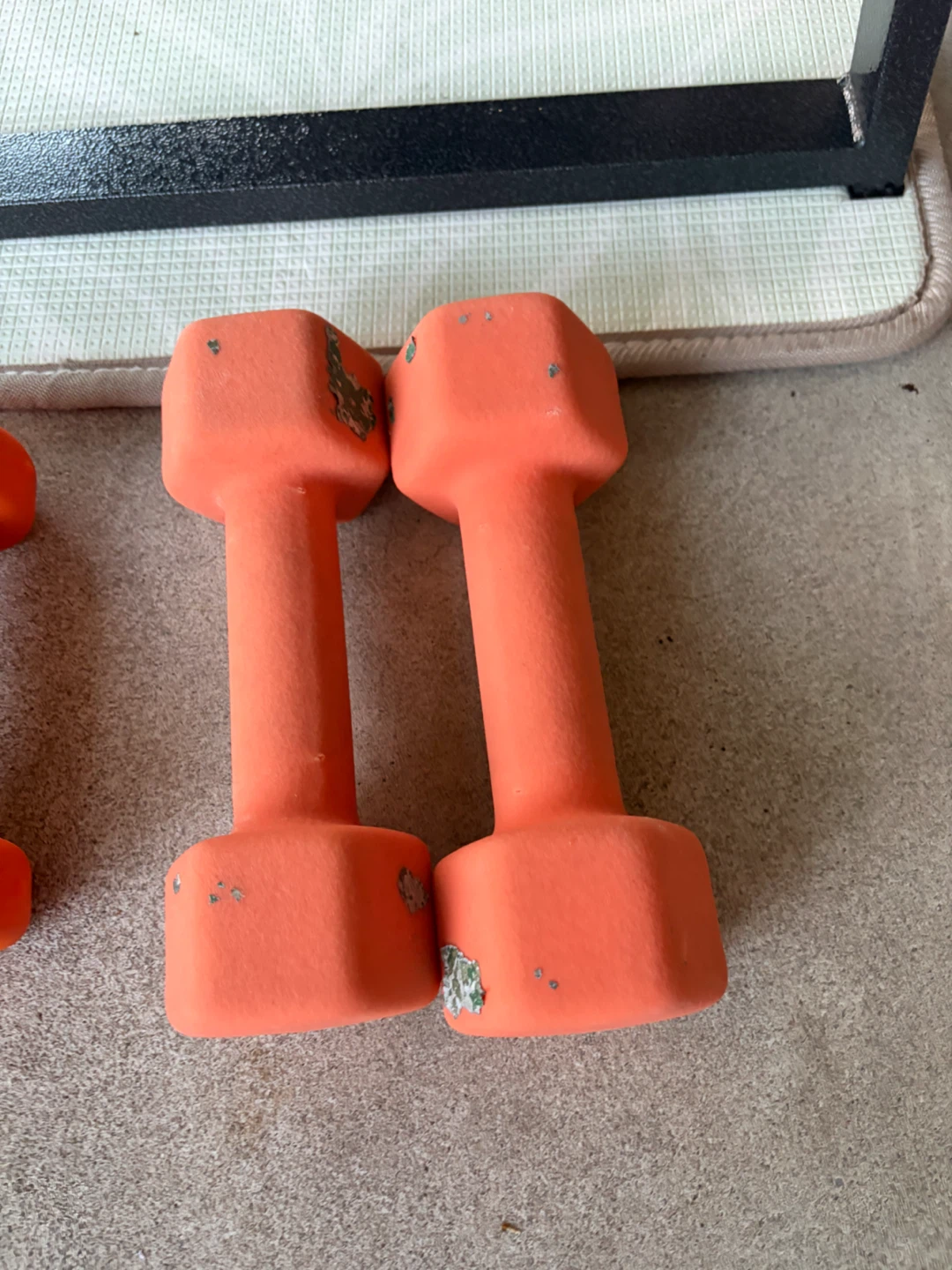 Orange 8lb Dumbbells (Pair) - photo 2